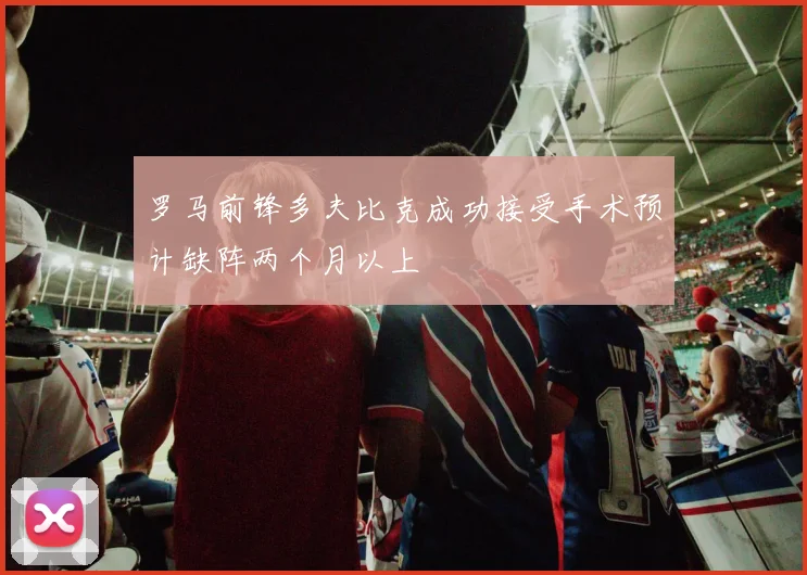 罗马前锋多夫比克成功接受手术预计缺阵两个月以上